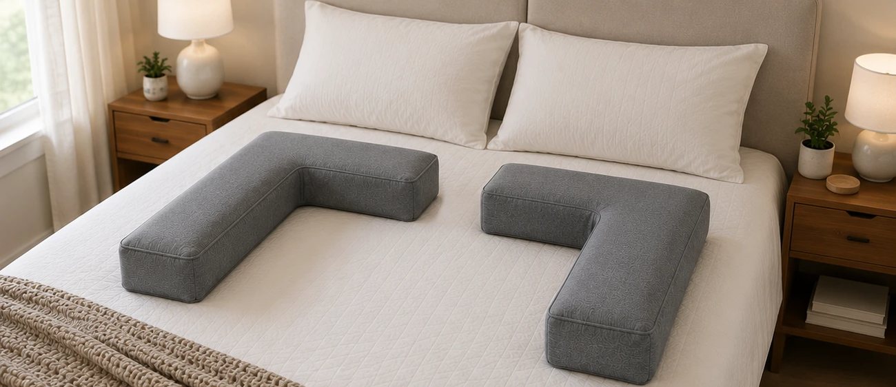 Cradle support pillow with integrated pillow